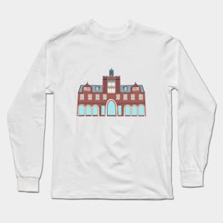 Wellesley College Pomeroy Hall Long Sleeve T-Shirt